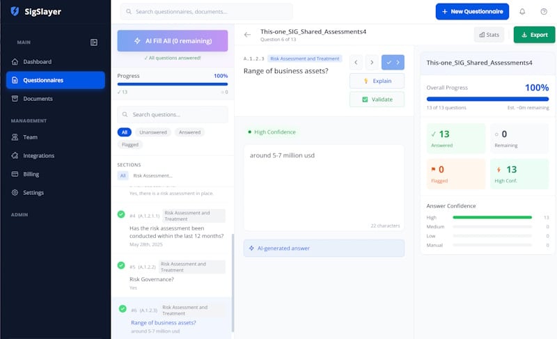 Automated Security Responses
